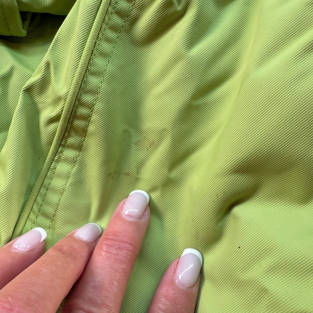 NILS Insulated Ski Jacket Hooded Nylon Snow Coat Womens Size 2 Green - Picture 8 of 10